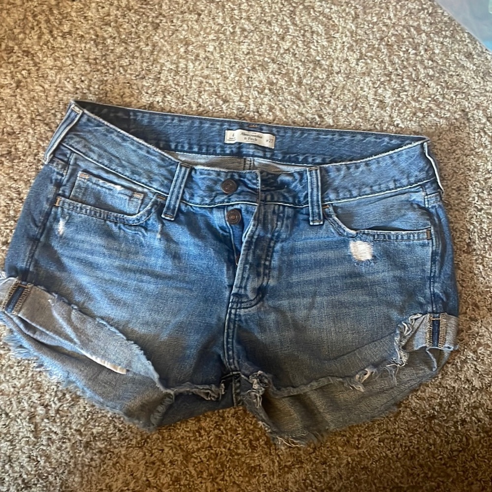 Abercrombie jean shorts